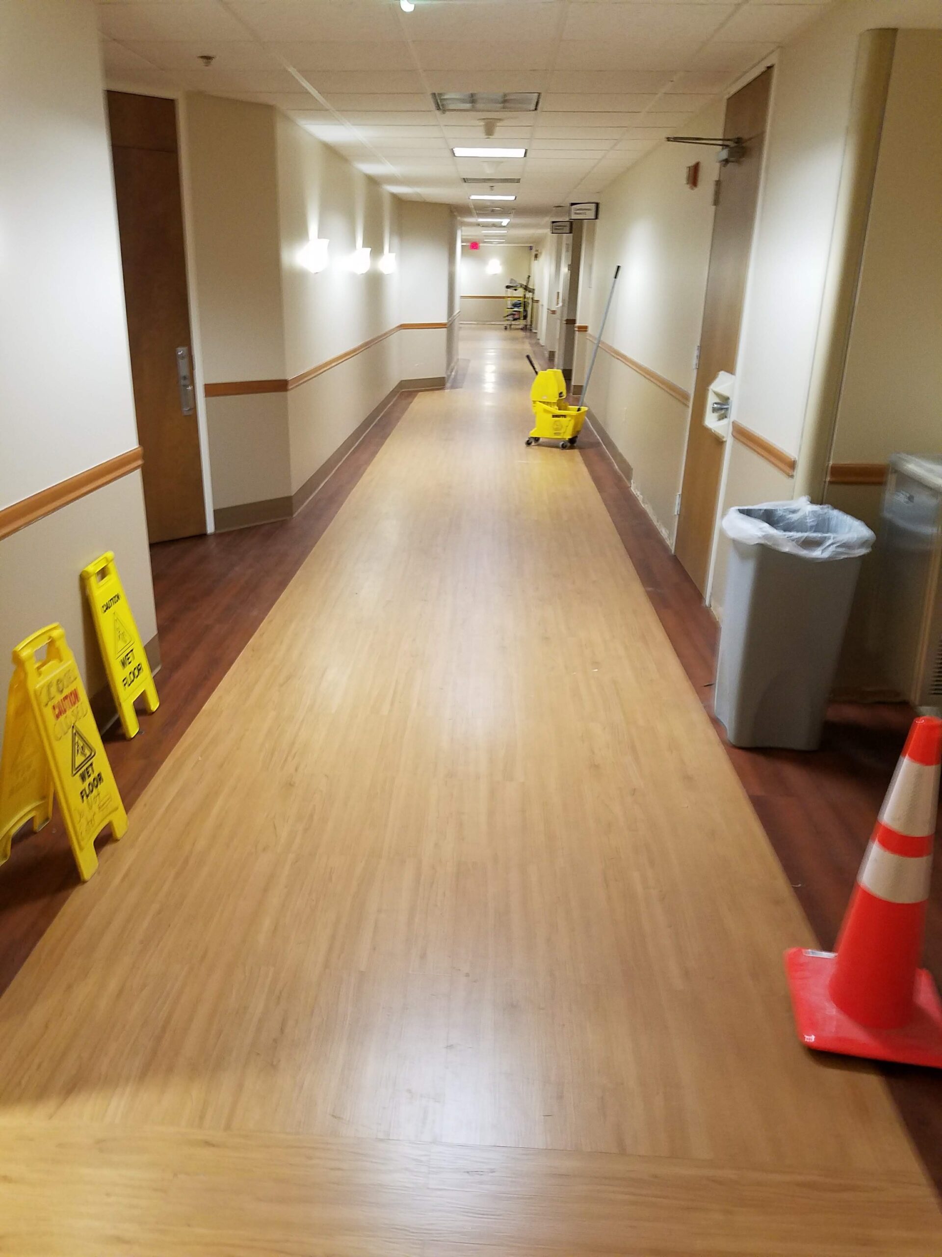 New multi colored harwood floor